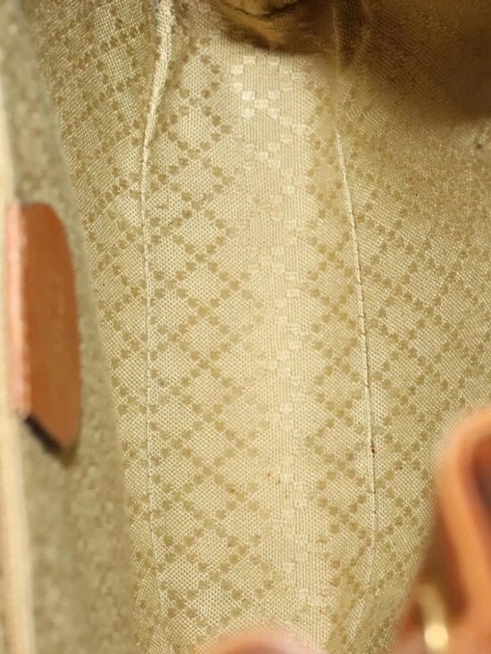 GUCCI Bamboo Backpack Leather Brown Gold 003 1705 0030 Auth th6241 main image 12